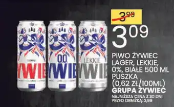 GRUPA ŻYWIEC PIWO ŻYWIEC LAGER LEKKIE 0% BIAŁE 500 ML
