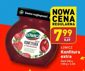 ALDI ŁOWICZ Konfitura extra 240g oferta