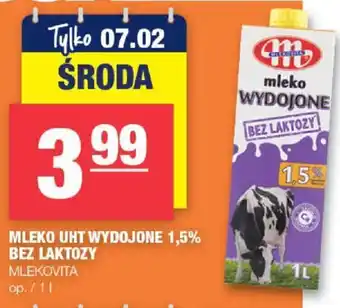 SPAR mini MLEKO UHT WYDOJONE 1,5% BEZ LAKTOZY 1 L oferta