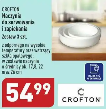 ALDI CROFTON Naczynia do serwowania i zapiekania 3szt. oferta