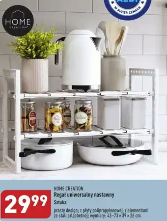 ALDI HOME CREATION Regał uniwersalny nastawny oferta