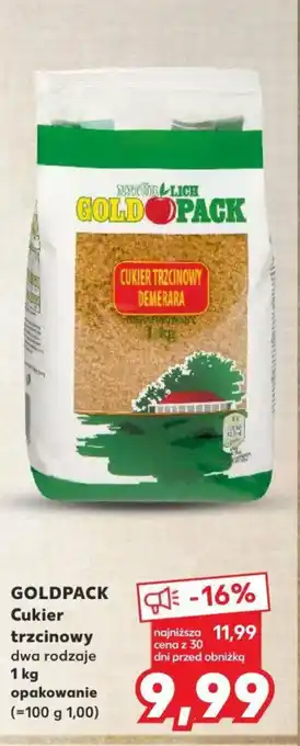 Kaufland GOLDPACK Cukier trzcinowy 1 kg oferta