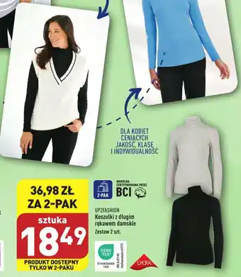 ALDI UP2FASHION Bezrękawnik dzianinowy damski oferta