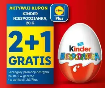 Lidl KINDER NIESPODZIANKA 20 G oferta