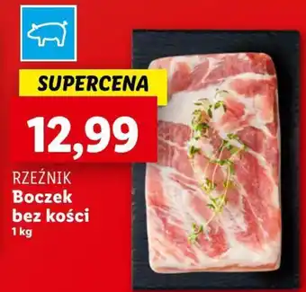 Lidl RZEŹNIK Boczek bez kości 1 kg oferta