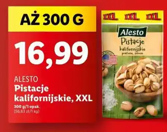 Lidl ALESTO Pistacje kalifornijskie XXL 300g oferta