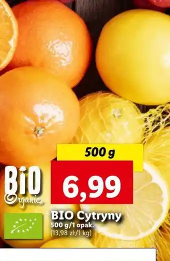 Lidl BIO Cytryny 500g oferta