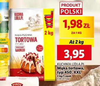 Lidl KUCHNIA LIDLA.PL Mąka tortowa typ 450 2 kg oferta