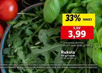 Lidl Rukola 125 g oferta