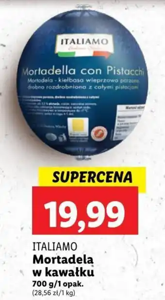 Lidl ITALIAMO Mortadela w kawałku 700g oferta