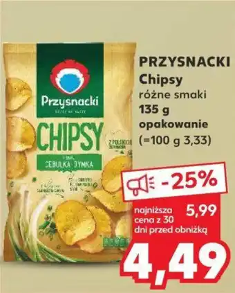 Kaufland PRZYSNACKI Chipsy 135 g oferta