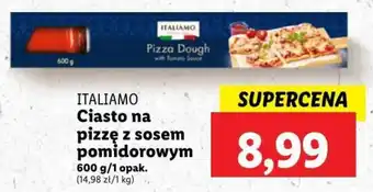 ITALIAMO Ciasto na pizzę z sosem pomidorowym 600g