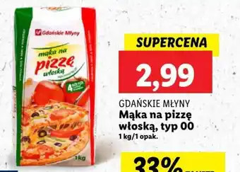 Lidl GDAŃSKIE MŁYNY Mąka na pizzę włoską, typ 00 1 kg oferta
