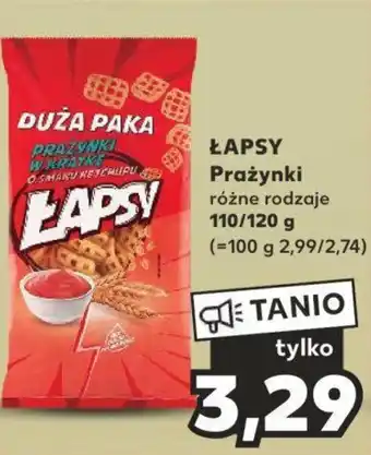 Kaufland ŁAPSY Prażynki 110/120 g oferta