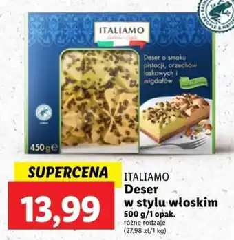 Lidl ITALIAMO Deser w stylu włoskim 500 g oferta