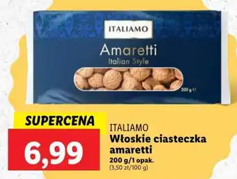 Lidl ITALIAMO Włoskie ciasteczka amaretti 200g oferta