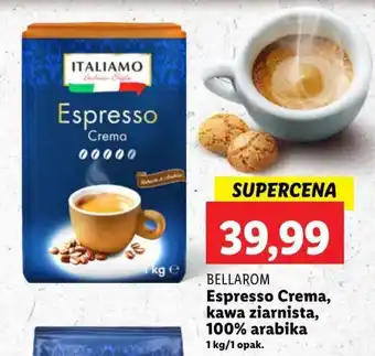 Lidl BELLAROM Espresso Crema, kawa ziarnista, 100% arabika 1kg oferta