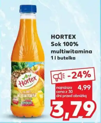 Kaufland HORTEX Sok 100% multiwitamina 1 L oferta