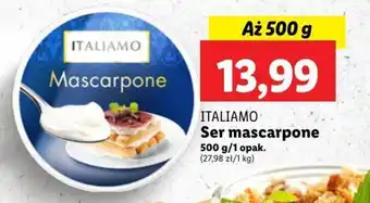 Lidl ITALIAMO Ser mascarpone 500g oferta