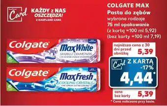 Kaufland COLGATE MAX Pasta do zębów 75 ml oferta