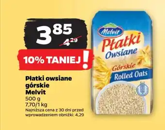 Płatki owsiane górskie Melvit 500g