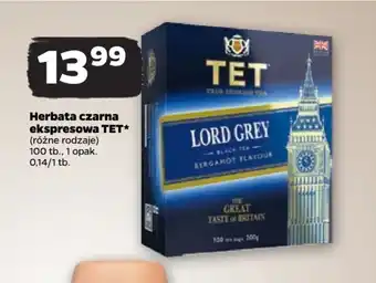 Netto Herbata czarna ekspresowa TET 100 tb. oferta