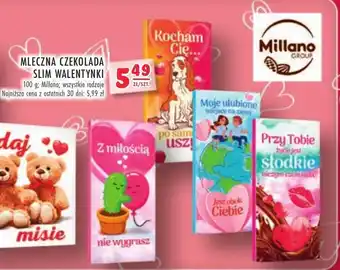 Stokrotka MLECZNA CZEKOLADA SLIM WALENTYNKI 100 g oferta