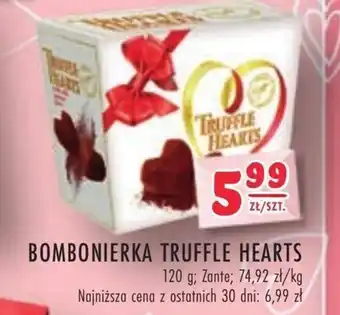 Stokrotka BOMBONIERKA TRUFFLE HEARTS 120g oferta