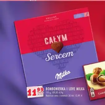Stokrotka BOMBONIERKA I LOVE MILKA 110g oferta