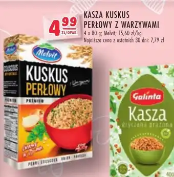KASZA KUSKUS PERŁOWY Z WARZYWAMI 4 x 80g