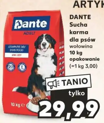 Kaufland DANTE Sucha karma dla psów 10 kg oferta