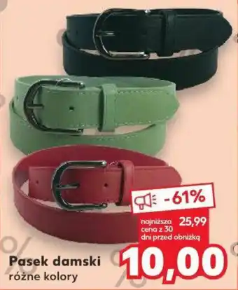 Kaufland Pasek damski oferta