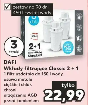 Kaufland DAFI Wkłady filtrujące Classic 2 + 1 oferta
