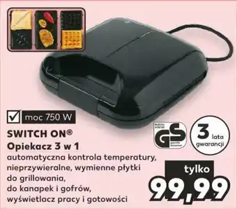 Kaufland SWITCH ON Opiekacz 3 w 1 oferta