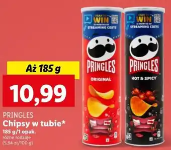 Lidl PRINGLES Chipsy w tubie 185g oferta