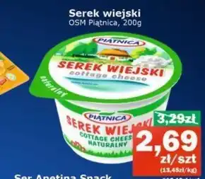 Społem Piątnica Serek wiejski naturalny 200 g oferta