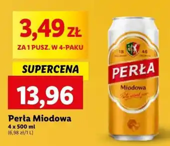 Lidl Perła Miodowa 4x500ml oferta