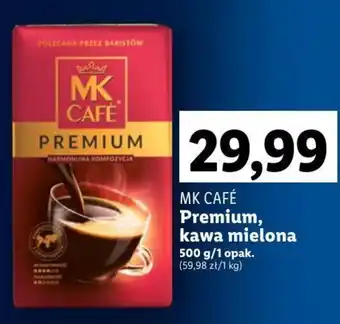 Lidl MK CAFÉ Premium kawa mielona 500 g oferta