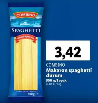 Lidl COMBINO Makaron spaghetti durum 500 g oferta