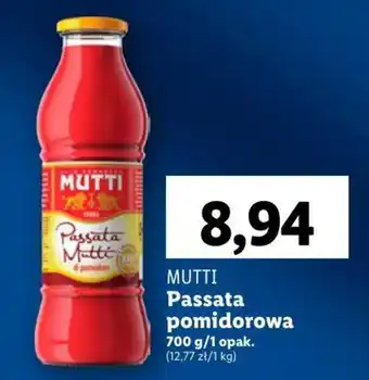 Lidl MUTTI Passata pomidorowa 700 g oferta