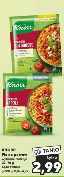 Kaufland KNORR Fix do potraw 27-70 g oferta