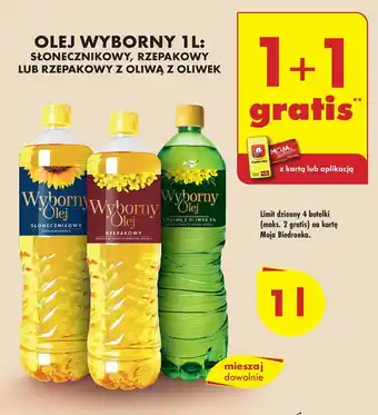 Biedronka OLEJ WYBORNY 1L oferta