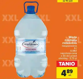 Carrefour Market Woda źródlana 5 l oferta