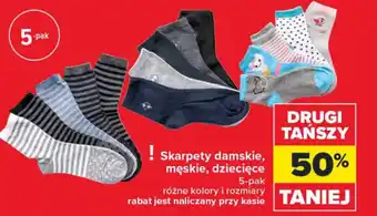 Carrefour Market Skarpety damskie, męskie, dziecięce oferta