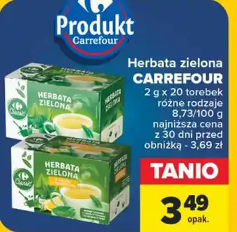 Carrefour Market Herbata zielona oferta