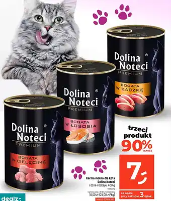 Dealz Mokra karma dla kota Dolina Noteci oferta