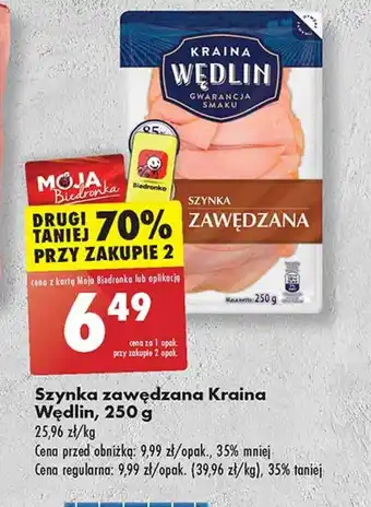 Biedronka Szynka Kraina Wędlin oferta