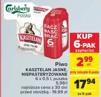 Carrefour Market Piwo 6 x 0,5 l oferta