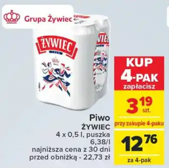 Carrefour Market Piwo 4 x 0,5 l oferta