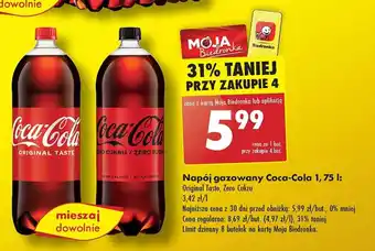 Biedronka Napój gazowany Coca-Cola 1,75 l oferta